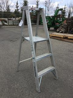 Louisville 3 Ft. Type 1A Aluminum Platform Ladder.