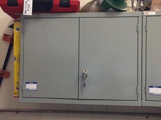 2-Door Metal Wall Cabinet, 36 In. x 27 In. x 13 3/4 In. *Contents Not Included*