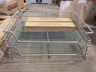 (2) Wire Baskets c/w Slides.