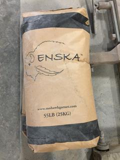 (2) 55lb Bags of Enska Sandblasting Sand.