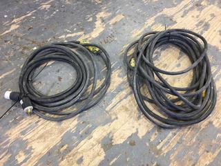 (2) Black Heavy Duty Extension Cords.