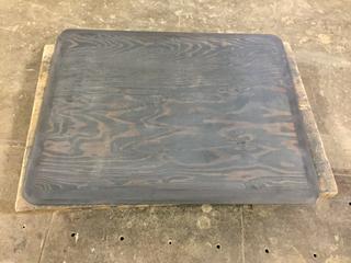 33 1/4 In. x 26 In. Custom Built Table Top.