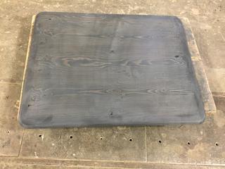 33 1/4 In. x 26 In. Custom Built Table Top.