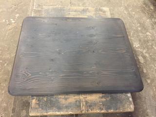 33 1/4 In. x 26 In. Custom Built Table Top.