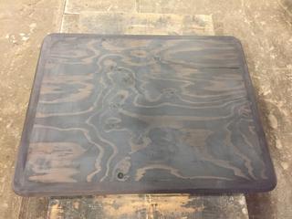 33 1/4 In. x 26 In. Custom Built Table Top.