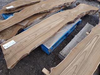 Located At Century's Yard High River (1) Live Edge Russian Olive Slab, Approx. 6ft x 12in x 2in.