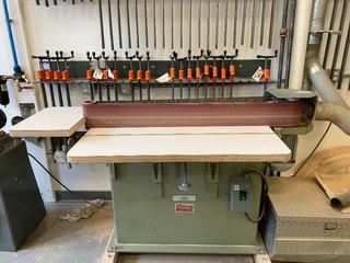 Progress PLC-50 6in Belt Sander, 2 HP, 220/460V, 60 Hz, 3 Phase.