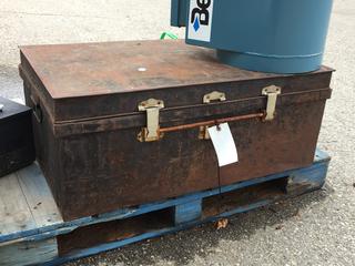 Steel Box, 35 1/2 In. x 20 1/2 In. x 14 1/4 In.