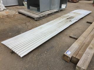 Quantity of Corrugated Steel Roof Panels, 16 Ft Longest Piece.