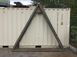 (2) Custom Built Steel A-Frames, 109 In. x 114 In.