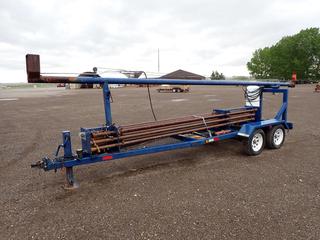 2005 Custombuilt T/A Portable Flare Stack c/w Propane, Steel Pipe 12 Lengths Approximately 15 Ft. Length, ST205/75R15 Tires, VIN 2AT5030235U101177