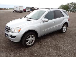 2007 Mercedes-Benz M-Class AWD SUV c/w 3.5: V6 DOGC 24V, Auto, A/C, P/S, P/W, Heated Mirrors, Deep Tinted Glass, Leather Interior, 5 Seats, Power Locks, Anti Theft, Keyless Enry, Power Sun Roof, Navigation DVD, Back Up Camera, Showing 105,618 Kms, VIN 4JGBB86E37A157798