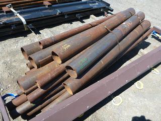 Bundle of Miscellaneous Pipe Approx. 5 Ft - 6 Ft. Lengths, Control # 7378.