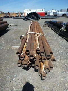 Bundle of 2 In. Pipe 10 Ft. - 12 Ft. Lengths, Control # 7380.