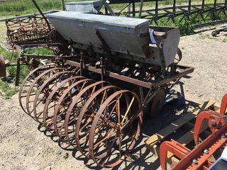 John Deere 6 Ft. Antique Seed Drill, Control # 7390.