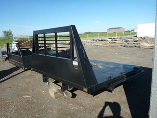 Steel Truck Deck c/w Headache Rack, Strap Eyelets, 97 In. W x 89 In. L, Includes Recessed Ball Hitch In Deck, Control # 7409