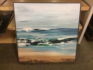 Seaside Print. 36 In. x 36 In.