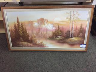 Landscape Painting. 53 In. x 29 In.