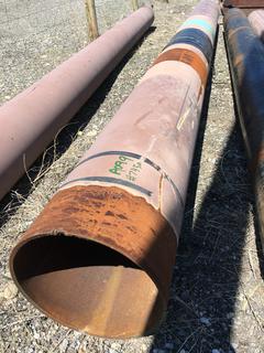 (1) Steel Pipe 17 Ft. 8 In. x 16 In. Control # 7450.