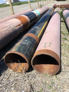 (2) Steel Pipe 15 Ft. x 1 Ft. Control # 7451.
