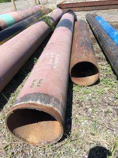(1) Steel Pipe 11 Ft. x 1 Ft. & (1) Steel Pipe 6 Ft. 5 In. x 10 In. Control # 7452.