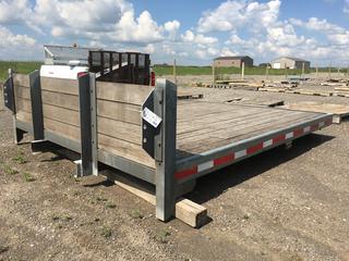 Steel Framed Truck Deck c/w Wooden Deck 8 Ft. 4 In. x 10 Ft. 3 In. L, Control # 7296.