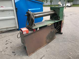 Selling Off-Site - 4 Ft. Brown & Boggs Power Roller. For Viewing Appointment Call Graham @ 403-968-7697.