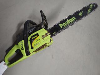 Poulan Model P3416 34CC/16 In Gas Chain Saw.