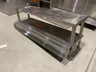 Stainless Steel Shelves.