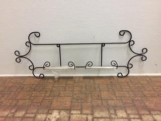 (2) Decorative Plate Holders.