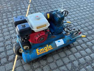 Emglo Portable Air Compressor Powered by Honda GX160 Motor.