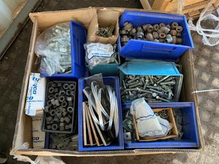 Quantity of Assorted Nuts, Bolts, CI Fittings, Brackets and Nipples.