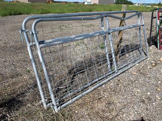 (2) Tarter Watchmen Wire Mesh Galvanized Gates 10 Ft. Control # 7446