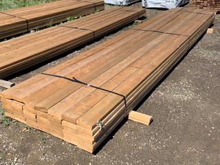 (1) Lift 2x6 Brown Treated Lumber 16 Ft. Length, 42 Pcs/Lift, Control # 7250.