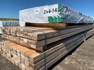 Lift of 2x4 - 16 Ft. Lumber, Approximately 54 Pcs Per/Lift, Control # 7288.