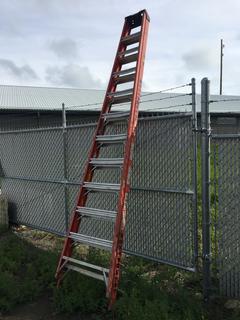 12 Ft Sturdy Fiberglass Step Ladder.