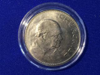 1965 Winston Churchill Silver Dollar.