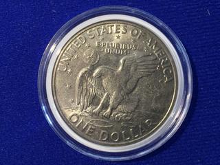 1972 United States Silver Dollar.