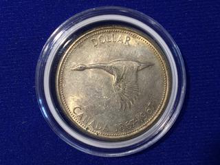 1867-1967 Canada Silver Dollar.