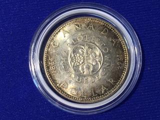 1864-1964 Quebec Canada Silver Dollar.