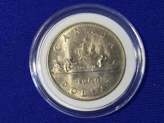 1969 Canada Silver Dollar.