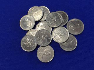 Assorted Twenty-Five Cent Coin.