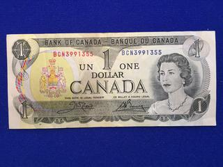 Bank Of Canada One Dollar Bill. S/N BCN3991355.