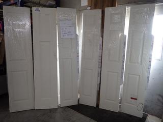 (6) Assorted Jeld-Wen Bi-Fold Doors. *DAMAGED*