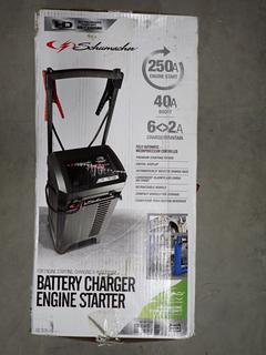 Schumacher Model SC1325 Heavy Duty Battery Charger/Engine Starter, Damaged.