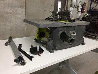 Ryobi 8 1/4 In Compact Table Saw.