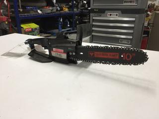 Mastercraft 10 In Electric Chainsaw, Model # 54-5701-4.