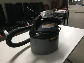 Kubota Stainless Steel 4 Gallon Shop Vac, Model # EC815-15L.