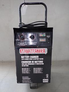 Motomaster Battery Charger with Engine Starter & Battery Tester, Manual.