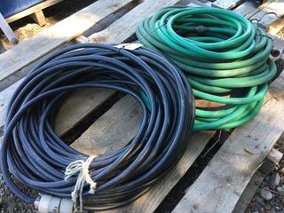 Heavy Duty Electrical Cord & Garden Hose.